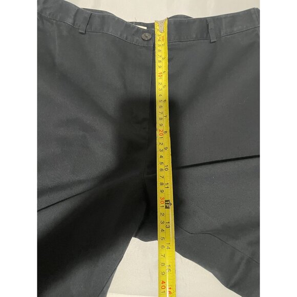 L.L.Bean Men's Blue Cotton Dress Pants With Button & Zipper Closure Size 18 - Picture 13 of 14